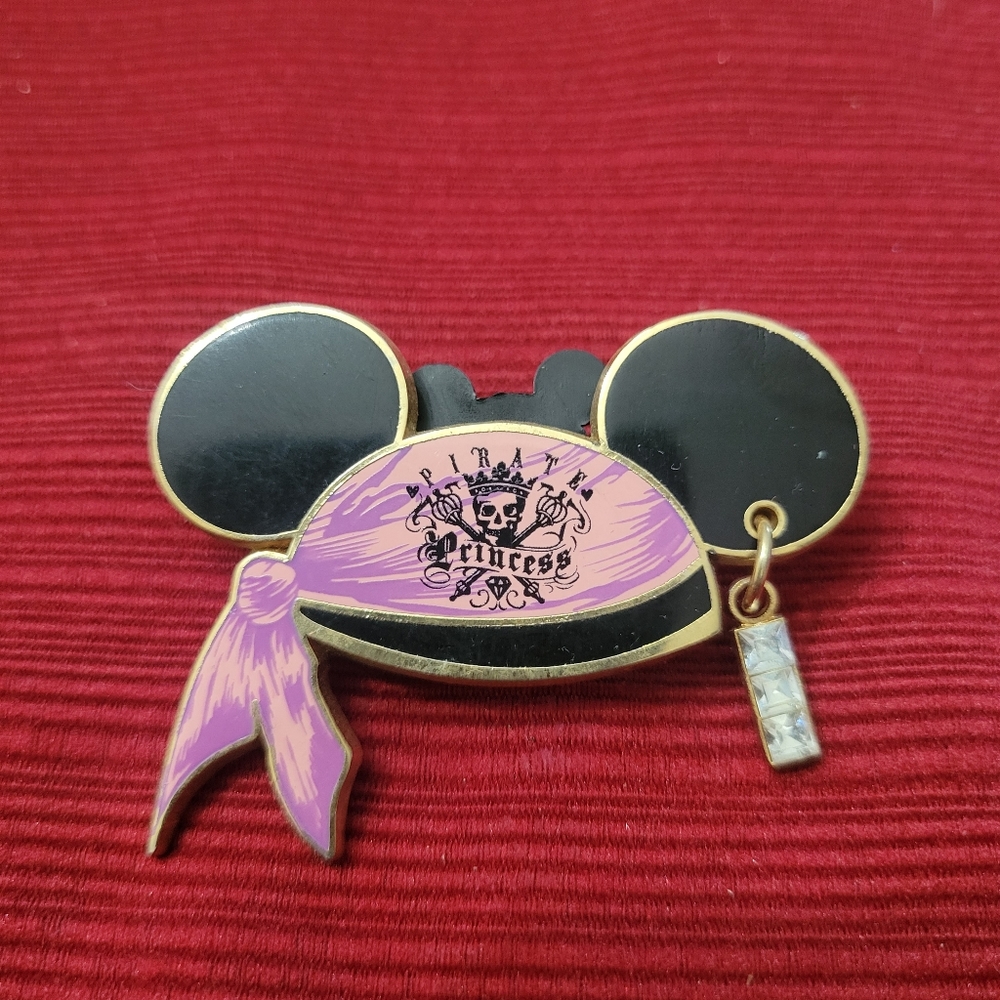 Disney Pin Mickey Mouse Ears Hat  Pirate Princess